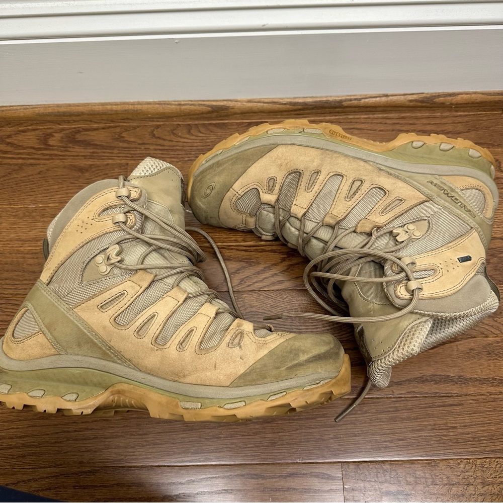 Salomon Tan Hiking Boots